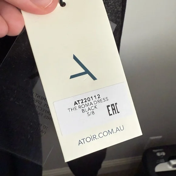 Atoir Roma Dress - Chic Black Mesh Long Sleeve Dress - Picture 8 of 12